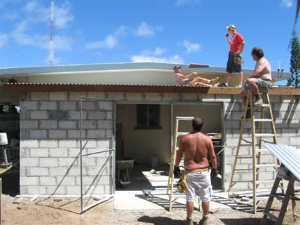 The new shed is almost done